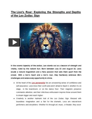 The Lion's Roar! - A Folktale Exploring Courage and Deception