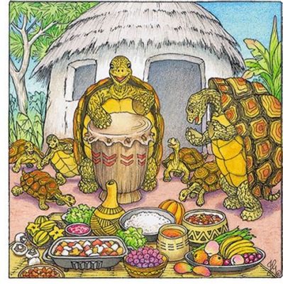  The Tortoise Who Stole the Cowrie Shells! – An Astonishing Nigerian Fable About Greed and Wisdom!